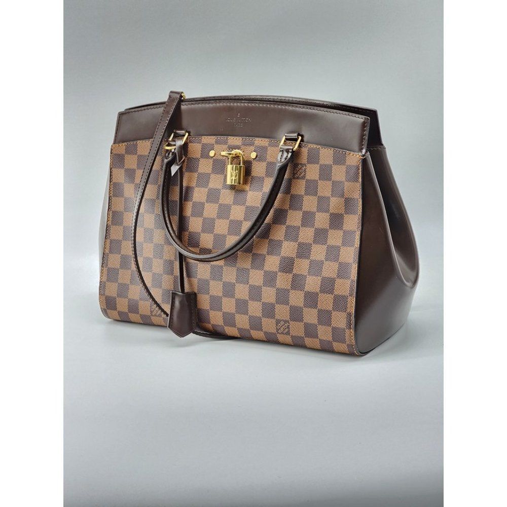 Louis Vuitton Rivoli MM Damier Ebene Satchel | Like New Condition - Picture 2 of 8